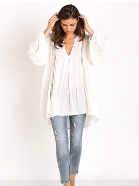 Free People Ivory Tunic/Dress